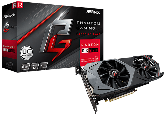 کارت گرافیک گیمینگ ازراک Phantom Gaming X Radeon RX590 ظرفیت 8 گیگابایت